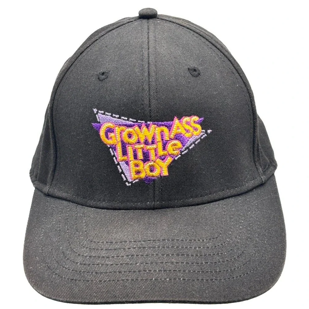 Kenan Show Grownass Little Boy Hat NBC Promo Embroidered Black Snapback